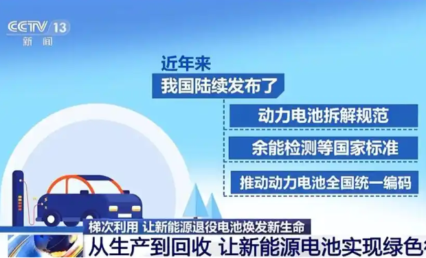 工信部發布新規：強化新能源汽車廢舊電池綜合利用